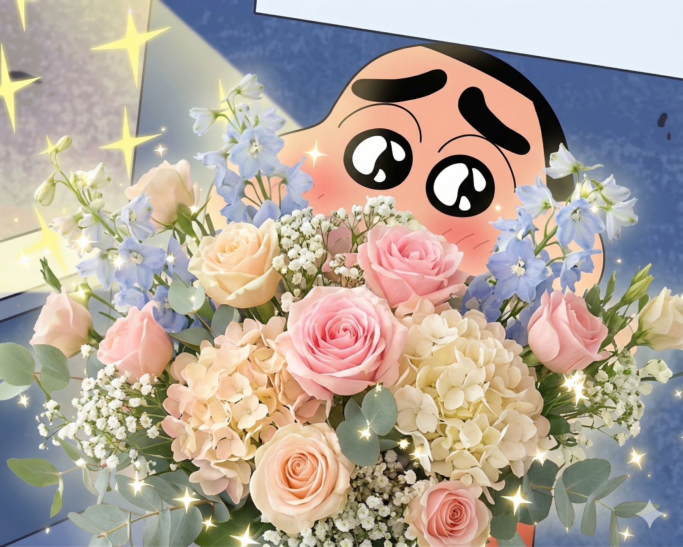 Bouquet opening frame two